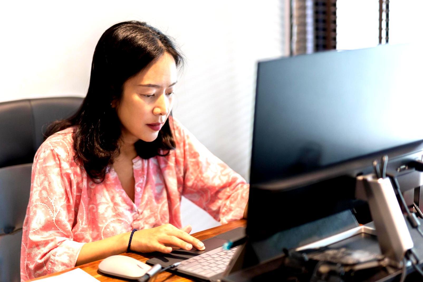 Modern server infrastructure and network setup environment